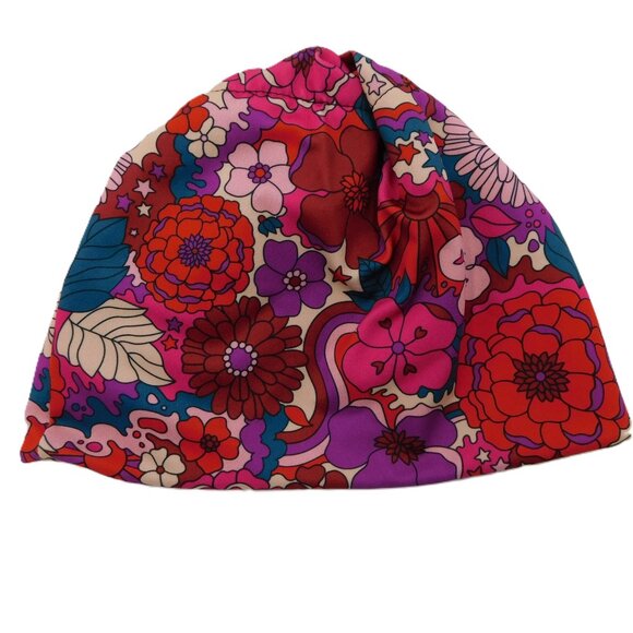 Skida Alpine Hat | Floral | 70s Psychodelic Flowers | Ski | Outdoors | NWT - Picture 3 of 10